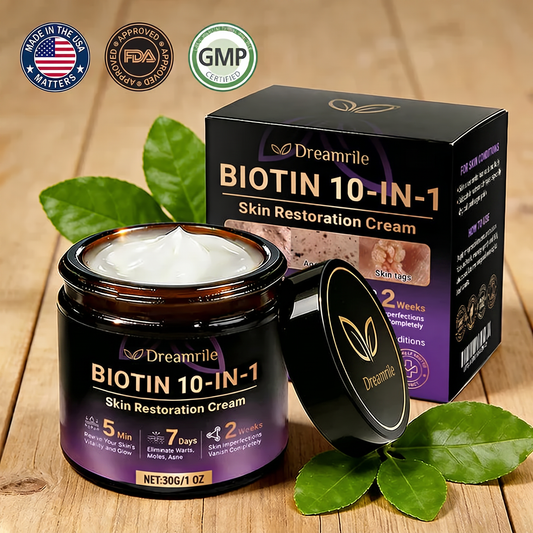Made and Shipped from USA✨Dreamrile® Biotin 10-in-1 Skin Restoration Cream🍀
