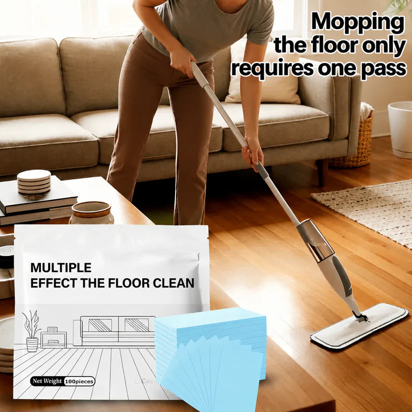 2026🔥New Hot Selling❤️‍🔥Water-Soluble Floor Cleaning Sheets