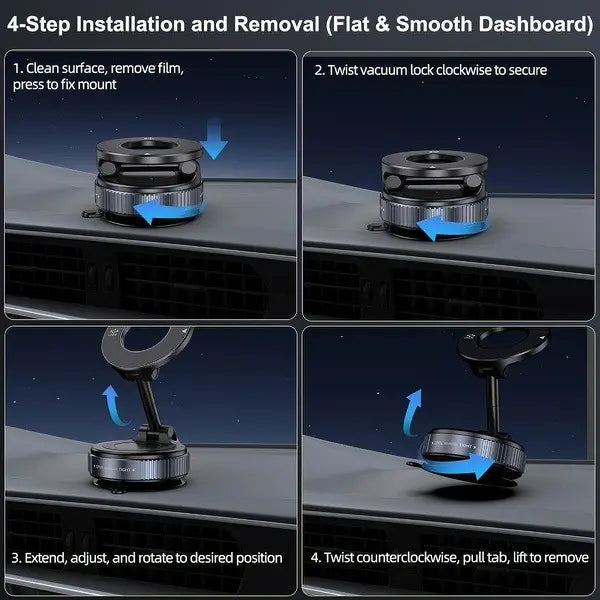 【DealsForYouDays】Dreamrile 2.0 Foldable Magnetic Car Phone Holder